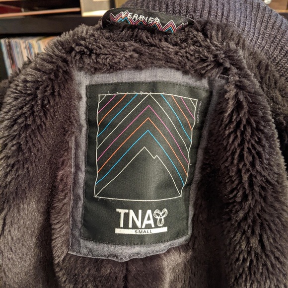 TNA Verbier Parka winter coat, size small, grey - Picture 3 of 9